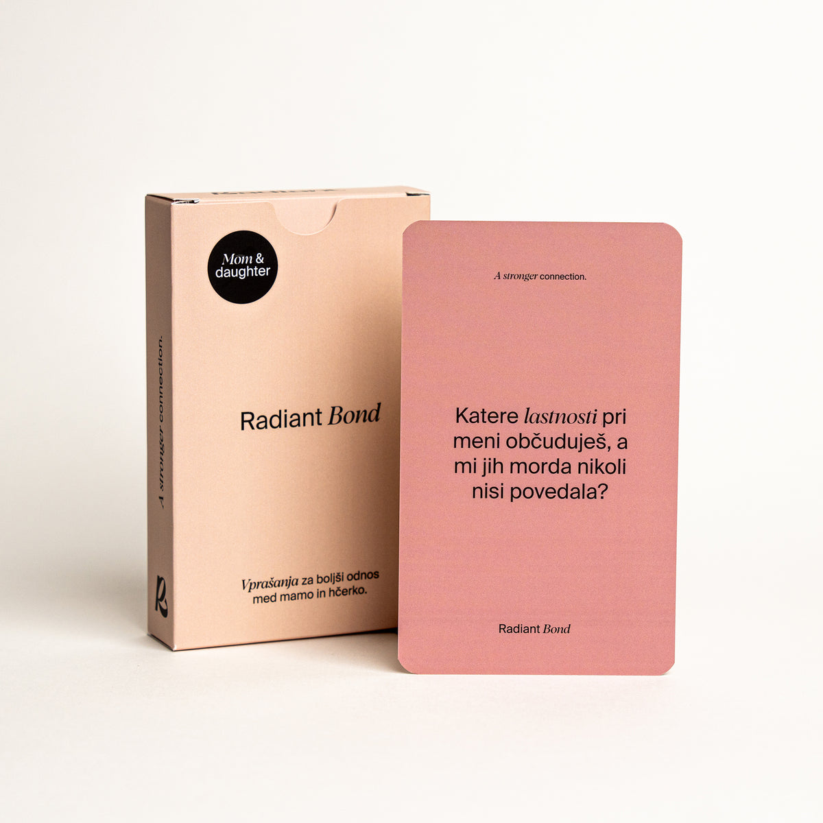 Radiant bond - pogovorne kartice za mamo in hčerko